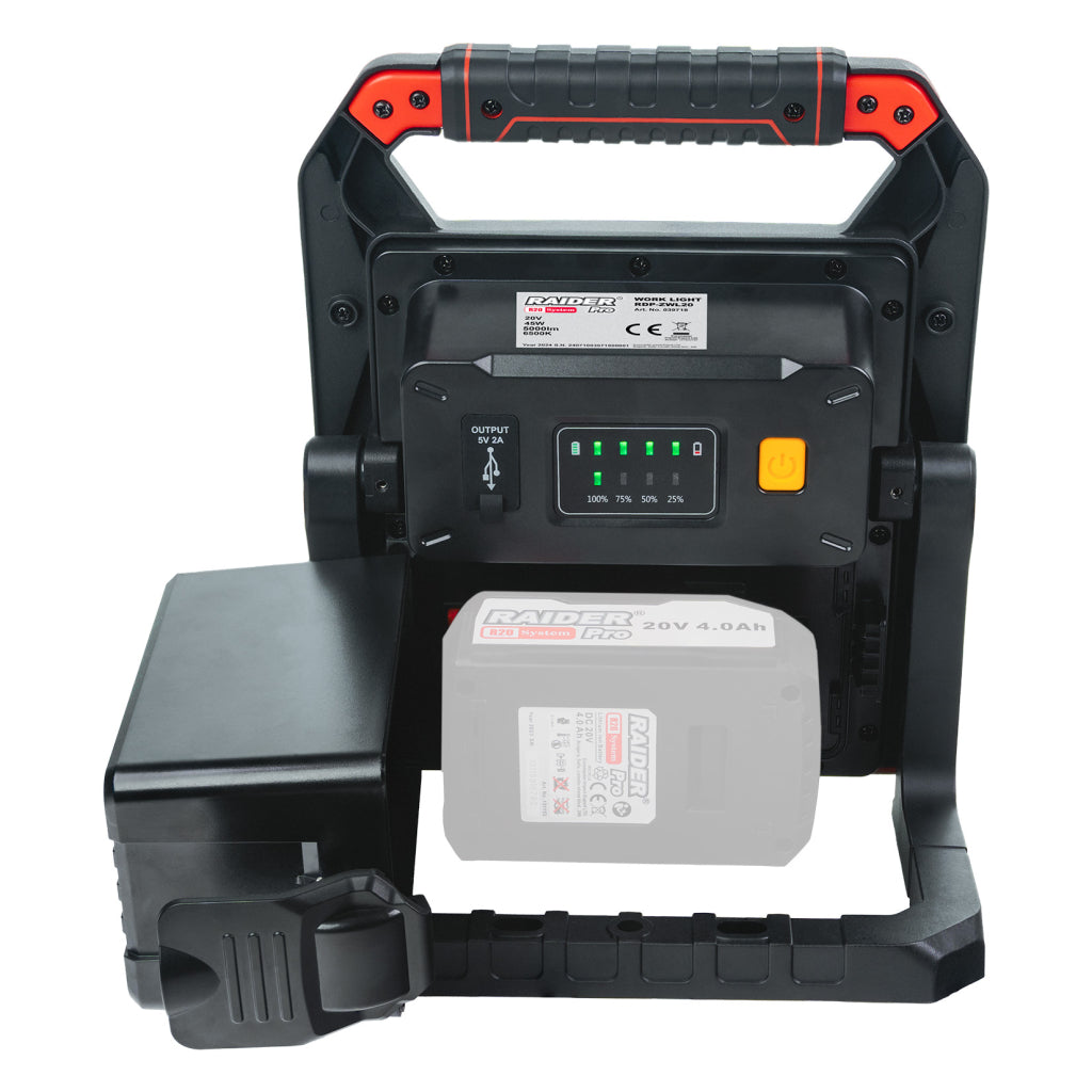 Raider R20 Lampa de lucru 20W 45W 5000lm dimabila USB AL SOLO RDP-ZWL20