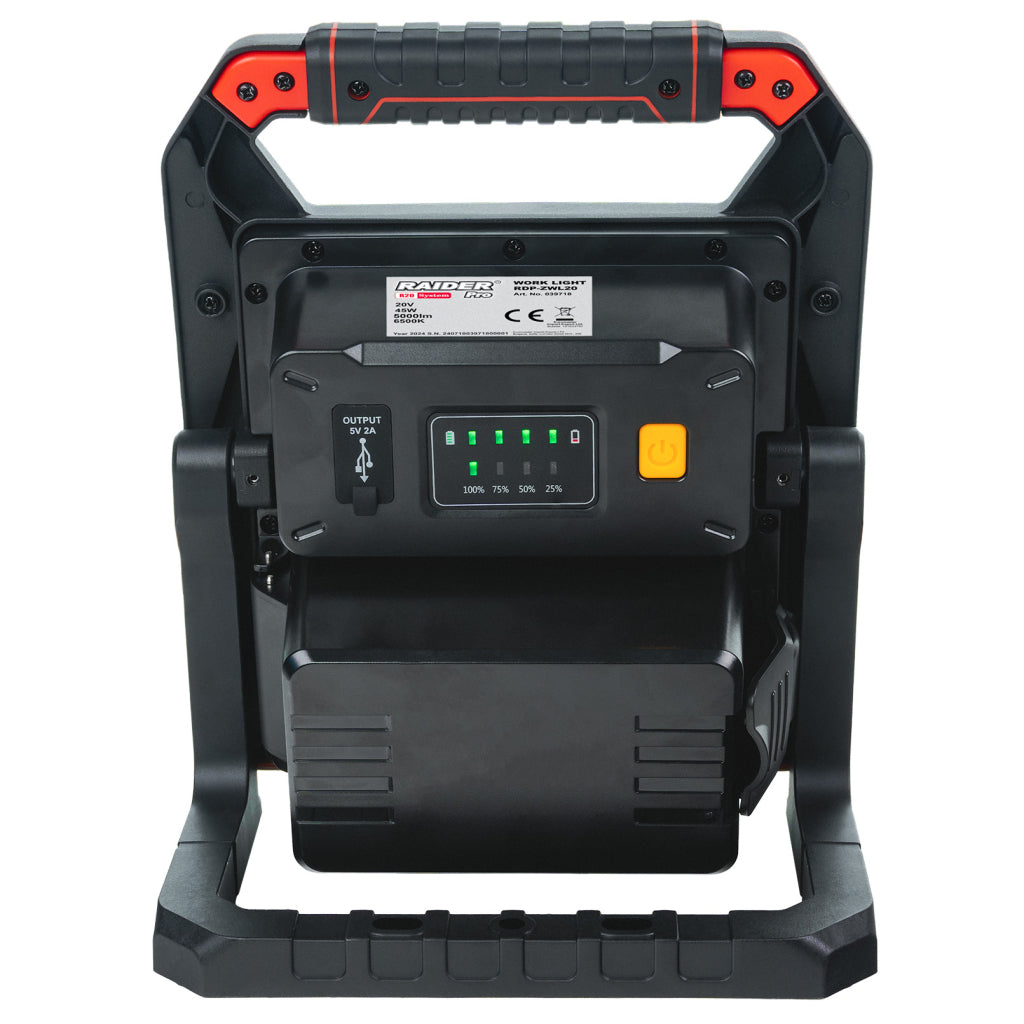Raider R20 Lampa de lucru 20W 45W 5000lm dimabila USB AL SOLO RDP-ZWL20