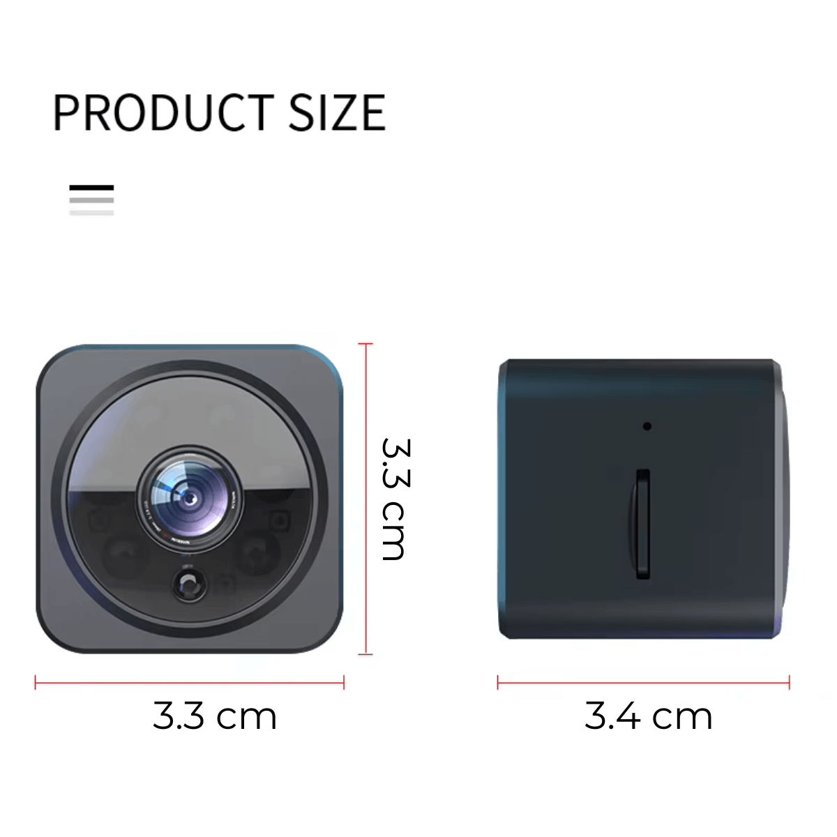 Mini Camera Ascunsa, Wi-Fi, Prindere magnetica, Suport rotativ 360°, Monitorizare video in timp real, Night Vision, Detectare miscare, AS02, easyCTRL®