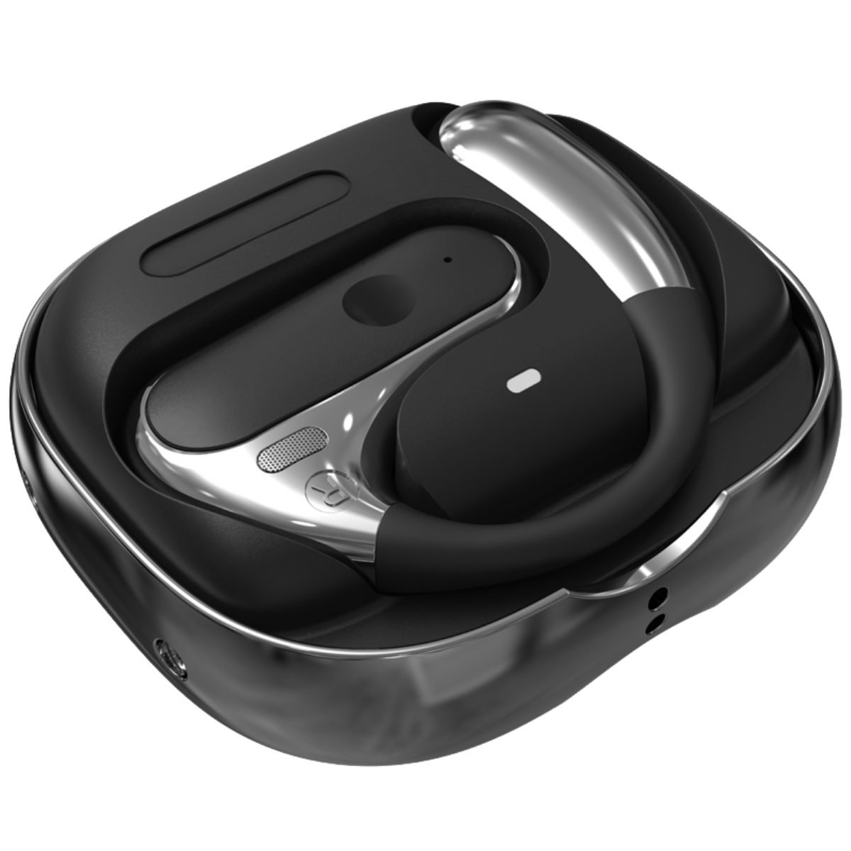 Casti cu Traducator pentru Conversatii in timp real, Constructie Metal, Open-Ear, 144 Limbi, Traducere Foto, Bluetooth 5.4, Control tactil, Carcasa de incarcare, S10, easyCTRL®