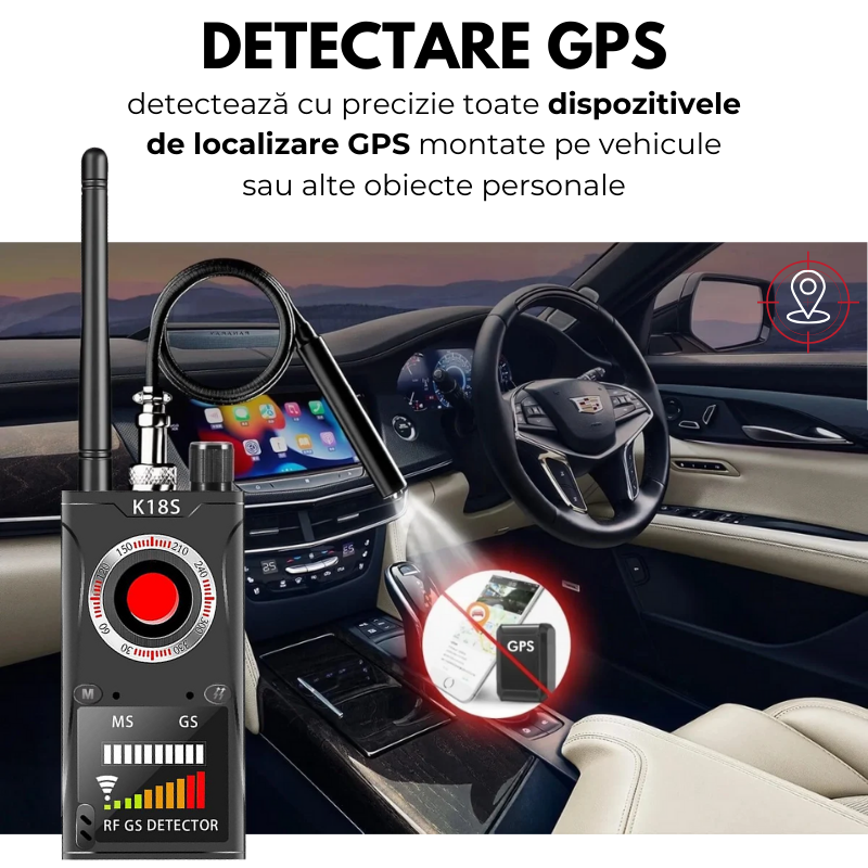 Detector Camere ascunse, Microfoane, GPS Tracker, Reportofoane, easyCTRL®