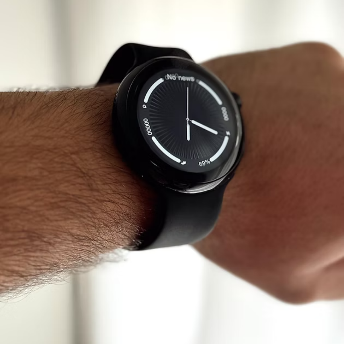 Ceas smartwatch de dama, Ecran Tactil LCD 1.46", Control prin Gesturi, Apel Bluetooth, Multi Sport, Monitorizare Sanatate, Negru, easyCTRL®