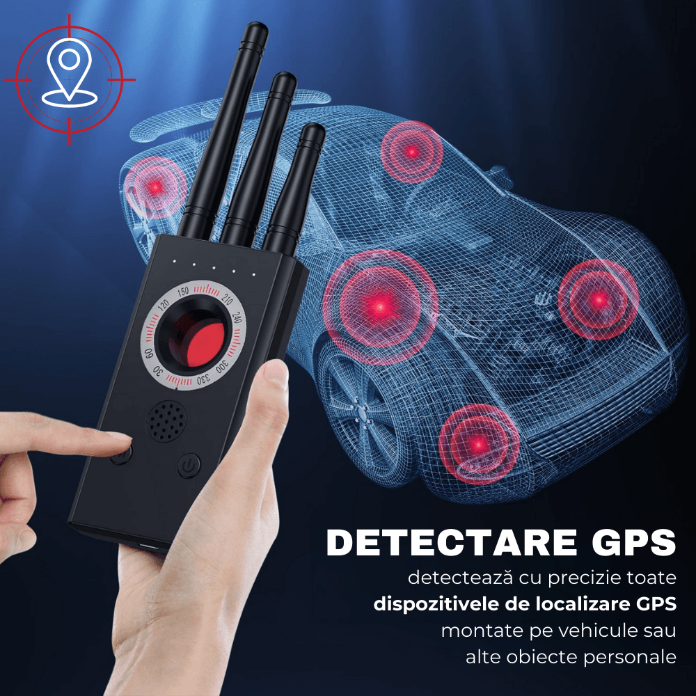 Detector Camere ascunse, Microfoane, GPS Tracker, Reportofoane, easyCTRL®, T16