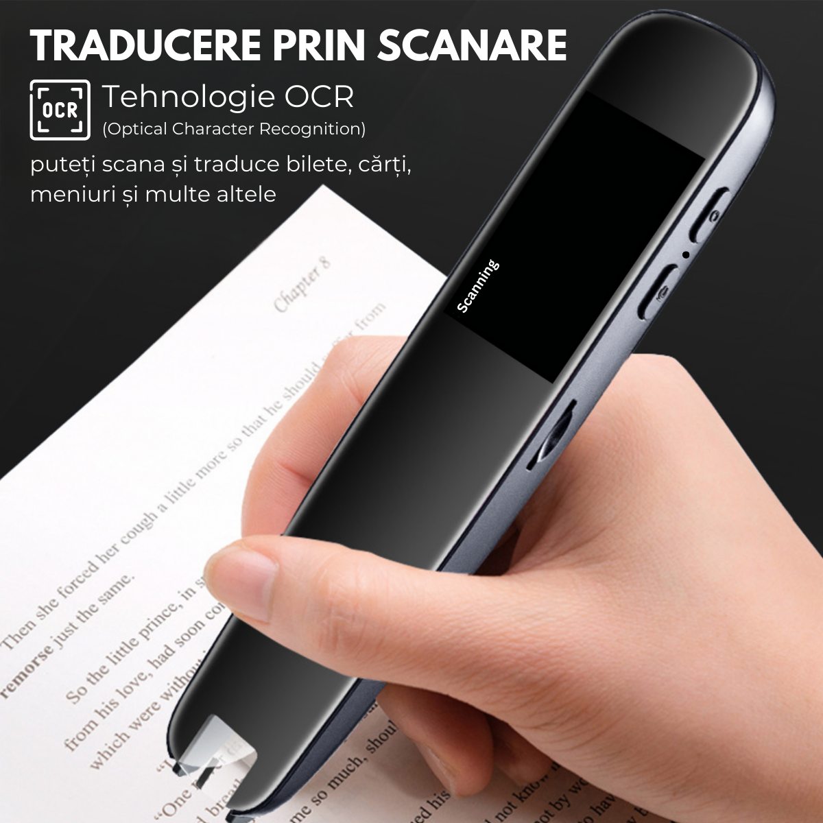 Traducator Inteligent M2 Pro, Ecran Tactil, Traducere vocala, Traducere prin Scanare OCR, Reportofon, Dictionar, 112 Limbi, easyCTRL®