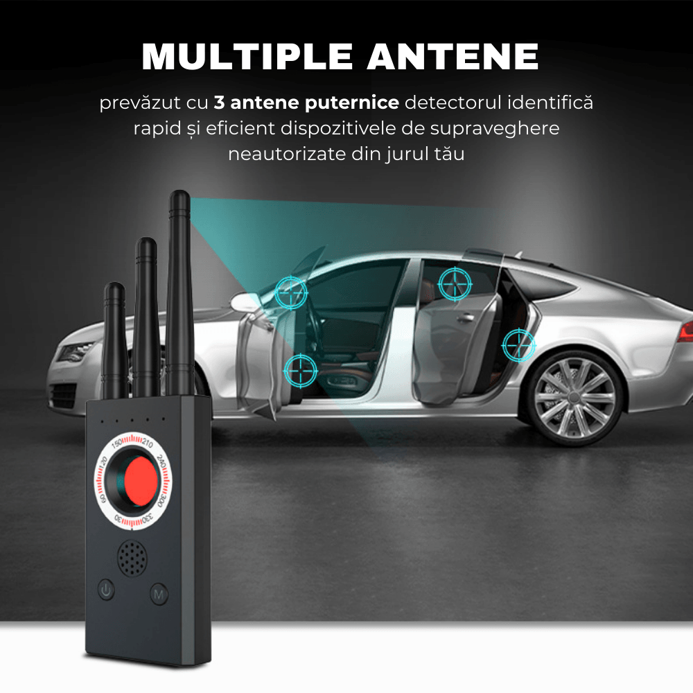 Detector Camere ascunse, Microfoane, GPS Tracker, Reportofoane, easyCTRL®, T16