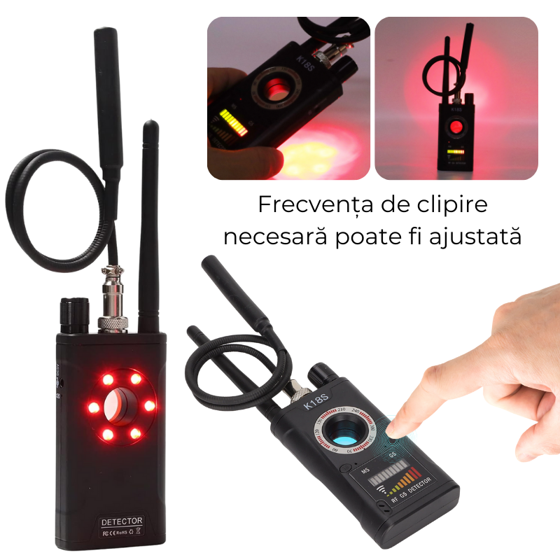 Detector Camere ascunse, Microfoane, GPS Tracker, Reportofoane, easyCTRL®