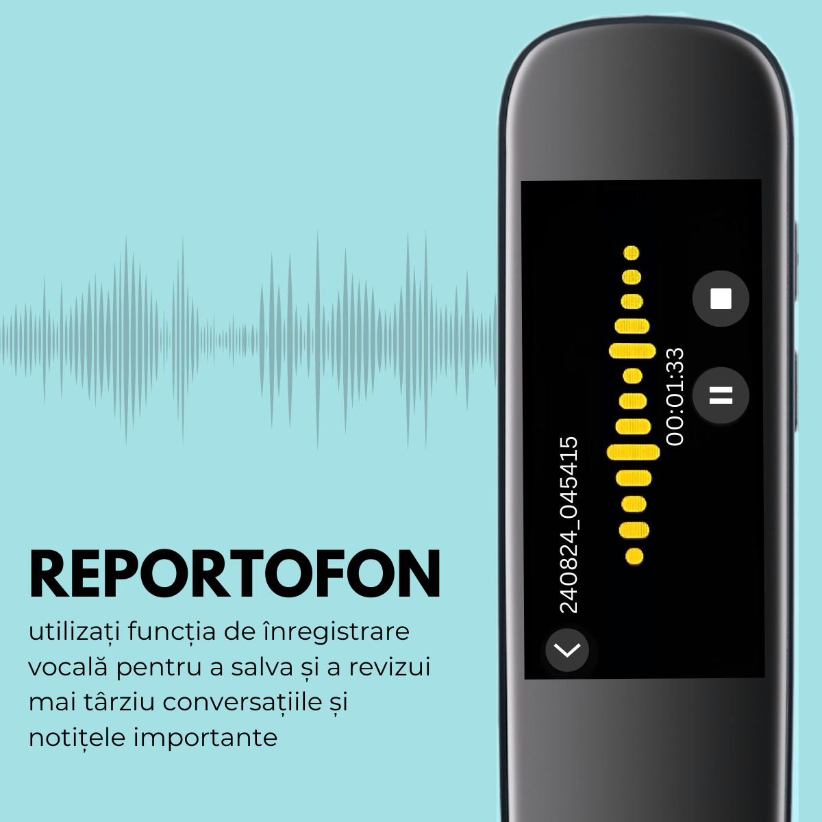 Traducator Inteligent M2 Pro, Ecran Tactil, Traducere vocala, Traducere prin Scanare OCR, Reportofon, Dictionar, 112 Limbi, easyCTRL®