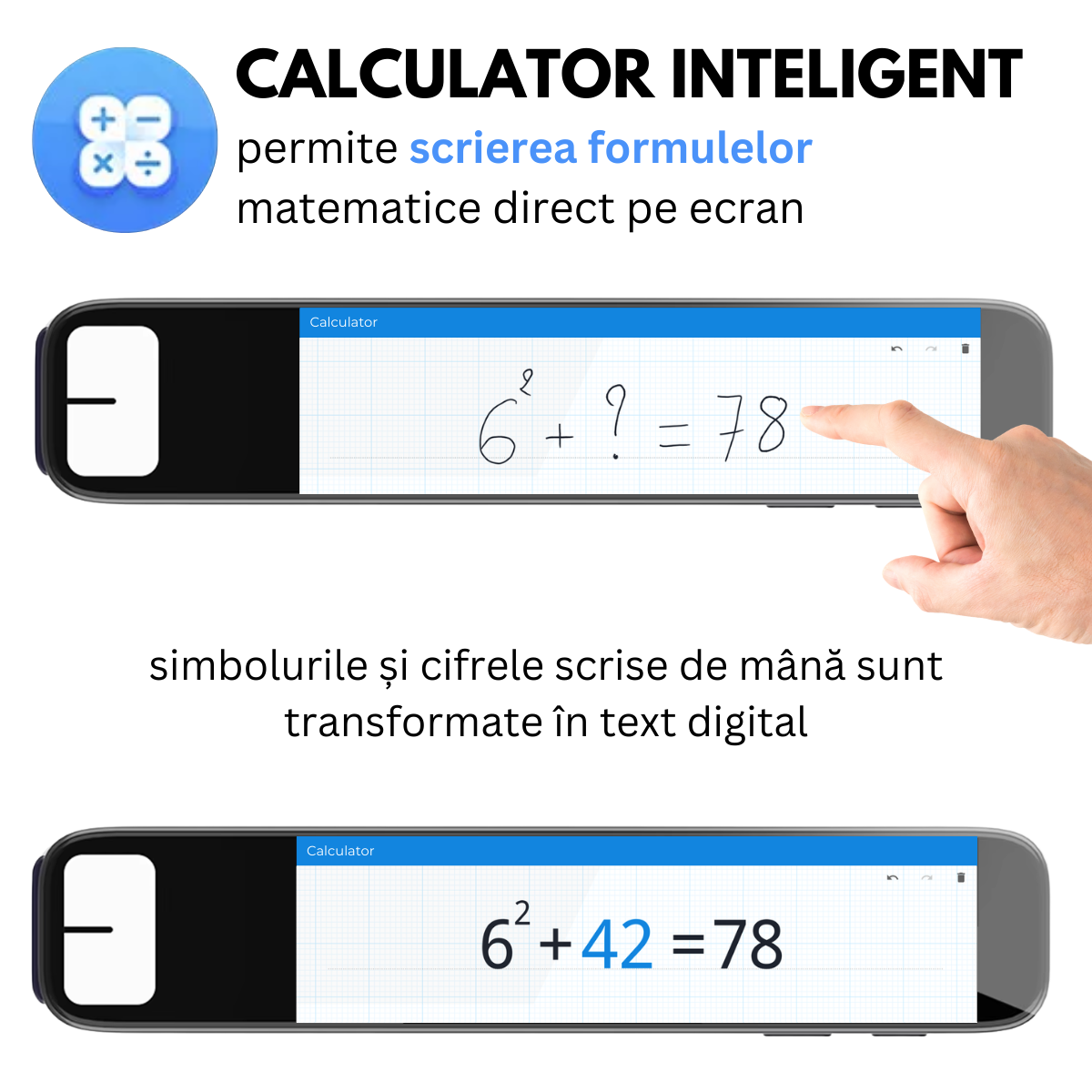 Traducator Inteligent cu ChatGPT, 134+ Limbi, 8GB, Traducere vocala, Camera Foto, Scanare OCR, Reportofon, Dictionar, Calculator, GP1, easyCTRL®