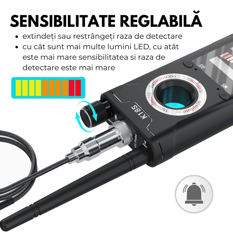 Detector Camere ascunse, Microfoane, GPS Tracker, Reportofoane, easyCTRL®