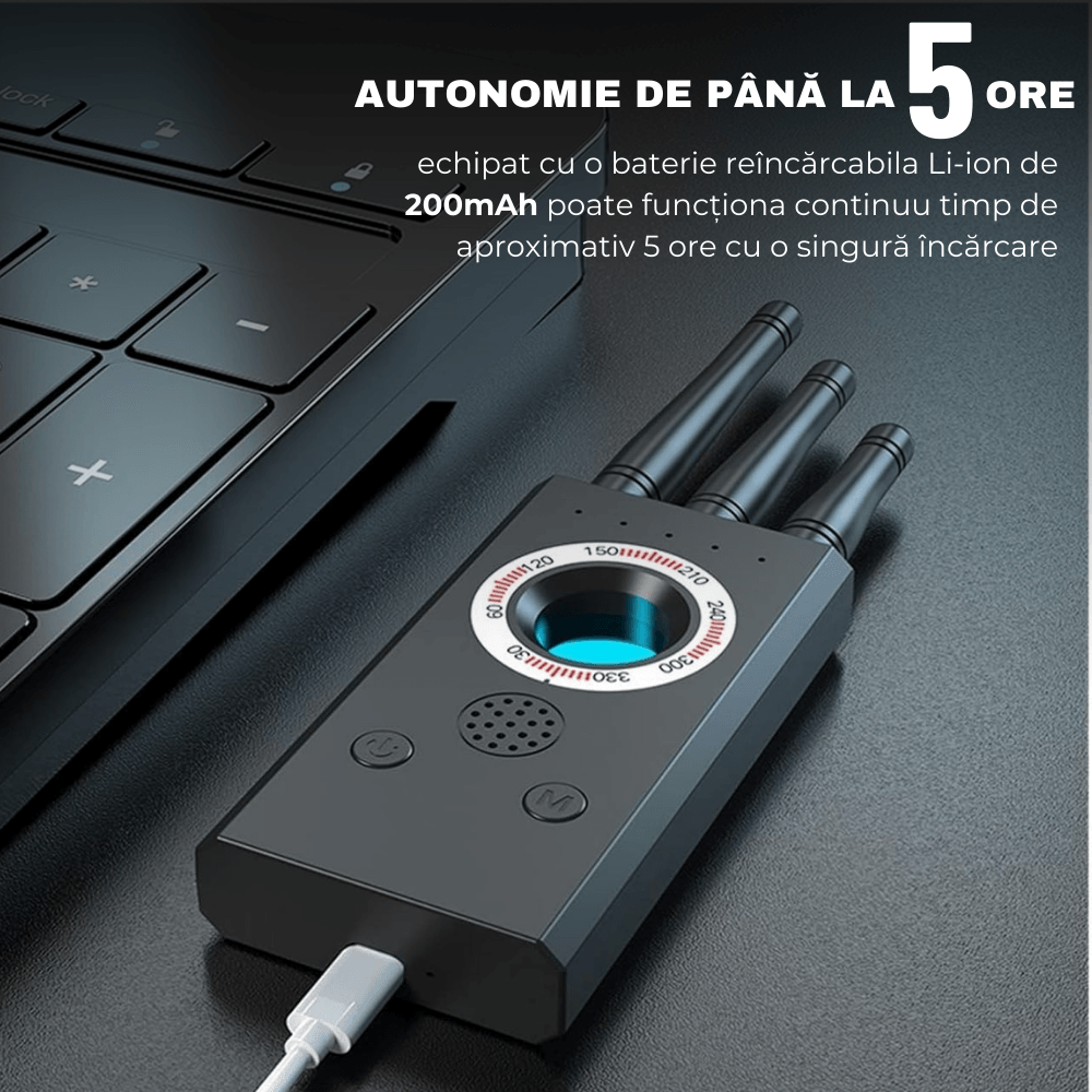 Detector Camere ascunse, Microfoane, GPS Tracker, Reportofoane, easyCTRL®, T16