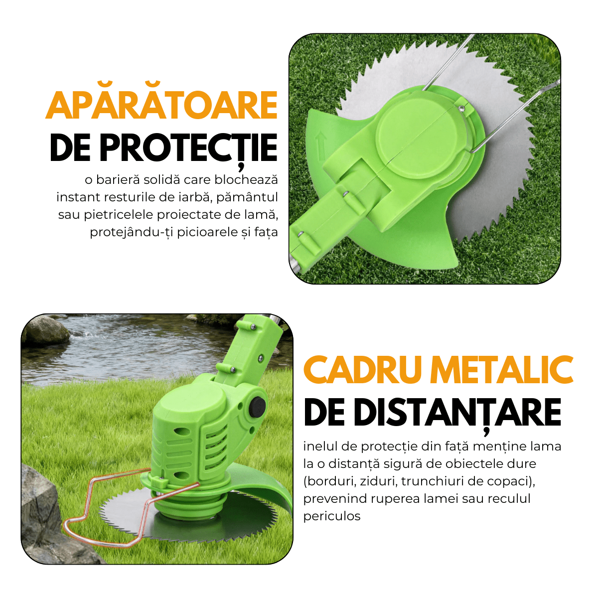 Motocoasa Electrica, Pentru Tuns Gazon, Iarba si Buruieni, 2 Acumulatori, 3 Tipuri de Lame, Extensibila, 18000 RPMsmarrt.rosmarrt.ro