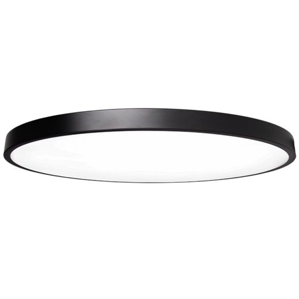Plafoniera LED Rotunda Vesna, 90W, 4000K, Ø780mm, Negru, IP20