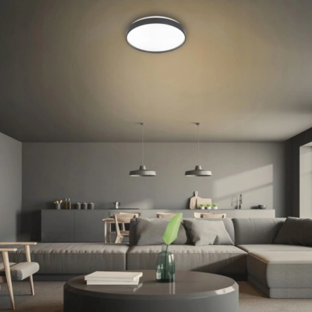 Plafoniera LED Rotunda, FILO 36W, 4000K, Negru