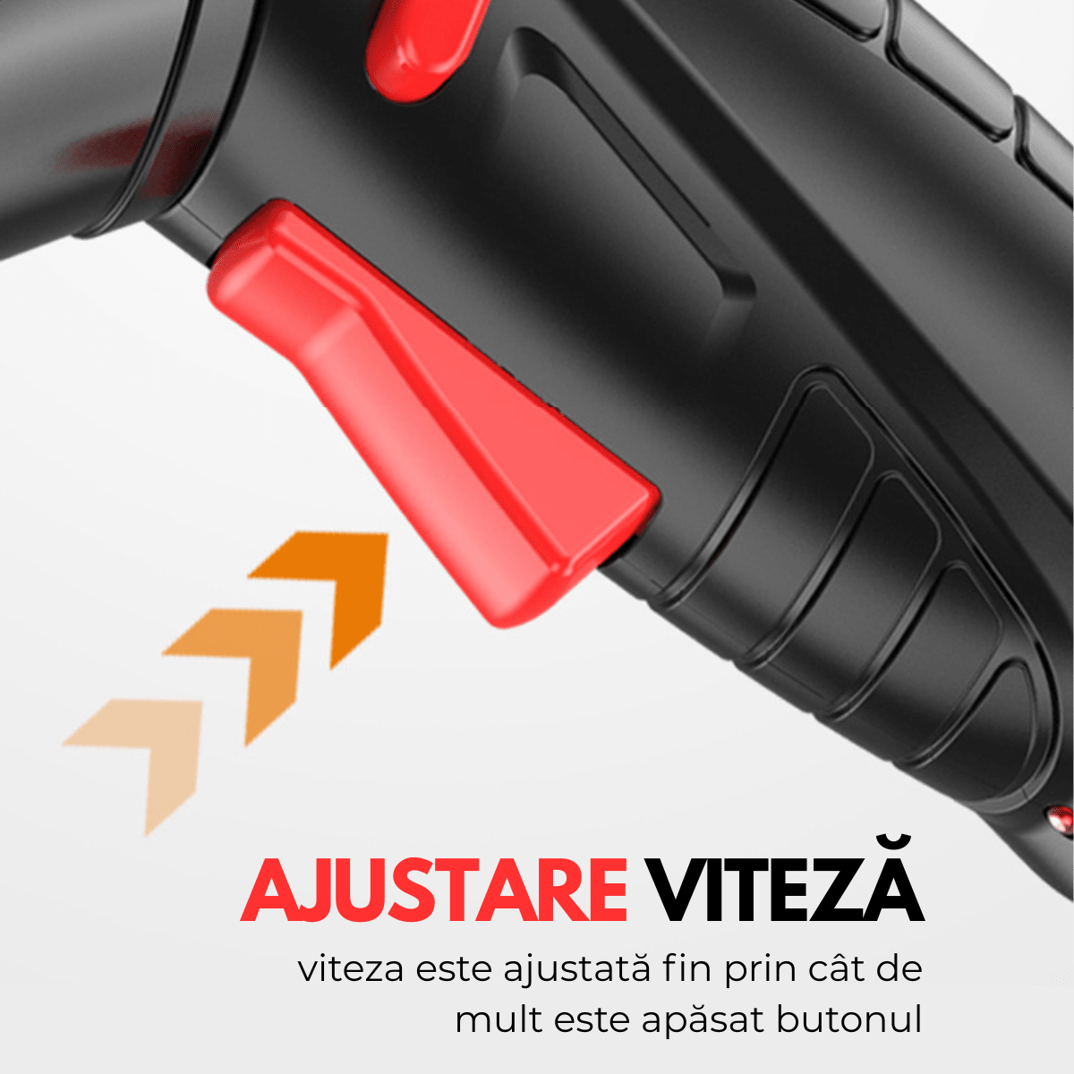 Surubelnita Electrica fara fir, Cutie cu 47 accesorii, Acumulator 3.6V 1800mAh, 250 RPM, Cuplu 3 Nm, Iluminare LEDsmarrt.roeasyCTRL