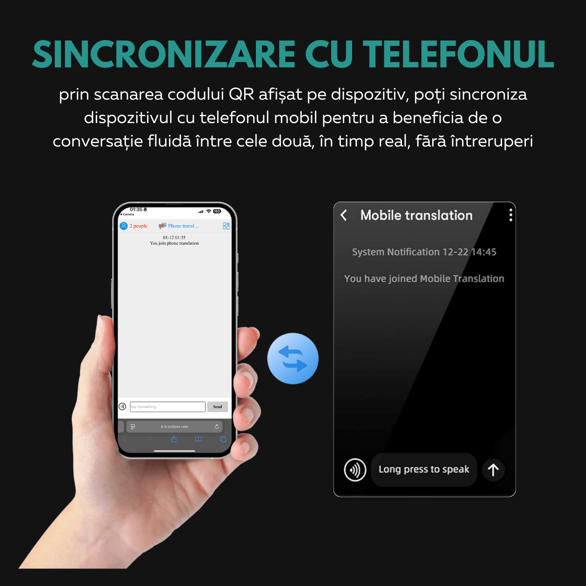 Traducator Inteligent M3 Pro, Asistent AI, Bluetooth, 139+ Limbi, Traducere Vocala, Traducere Foto, Traducere Inregistrari, Ecran tactil 4.1 inch, Schimb Valutar, 8GB, easyCTRL®smarrt.rotraducatoreasyCTRL