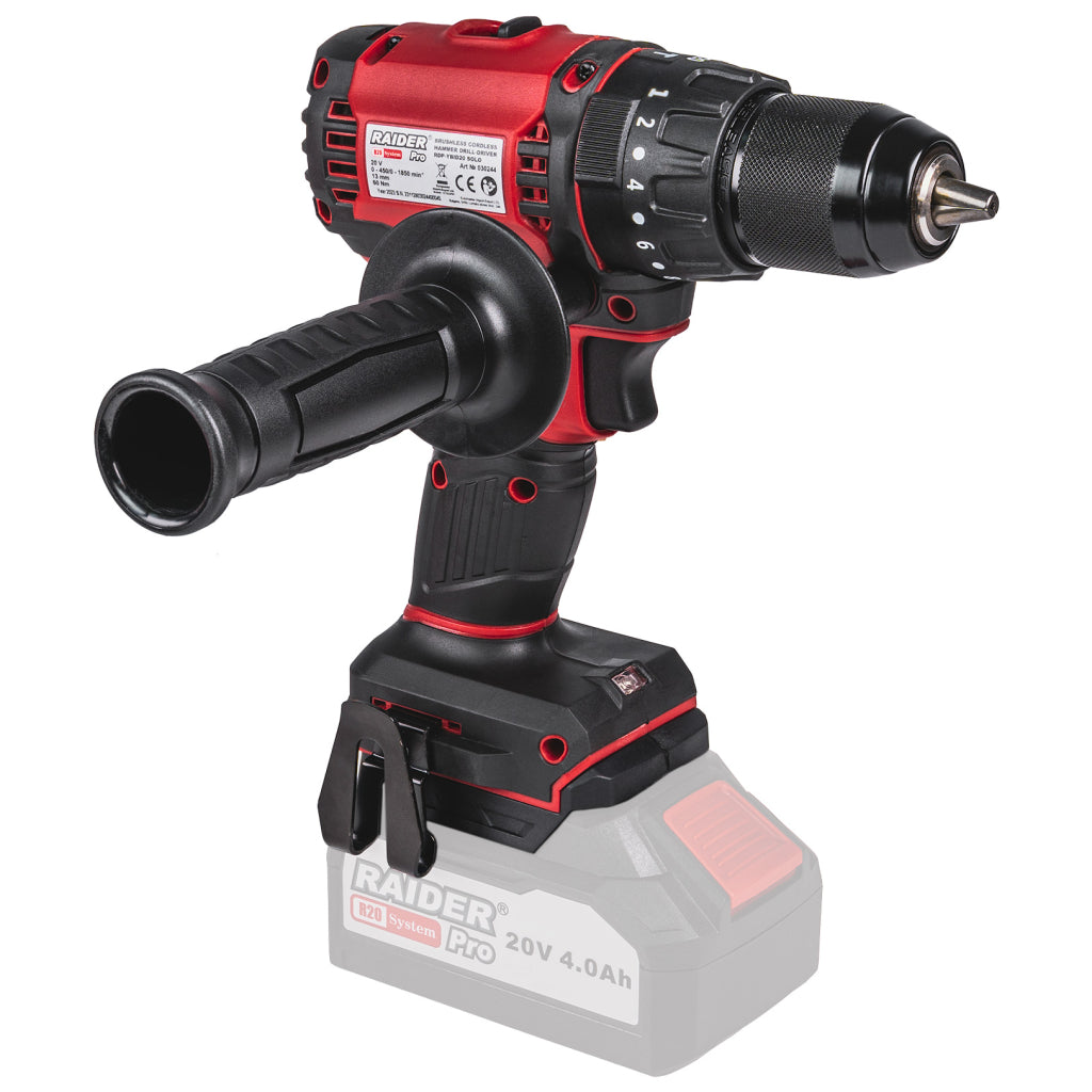 Raider R20 Masina de gaurit cu percutie 20V SOLO 60Nm RDP-YBID20