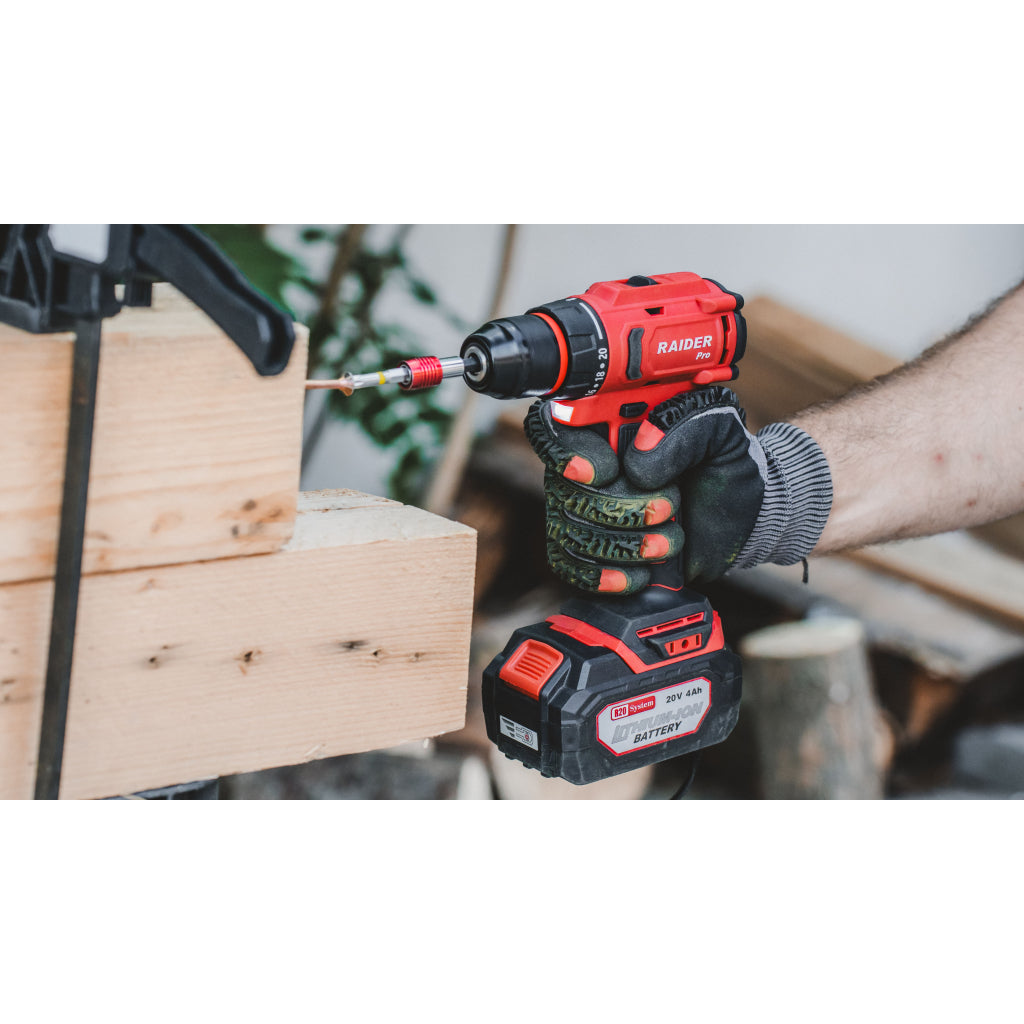 Raider R20 Masina de gaurit cu percutie 20V SOLO 50Nm RDP-PBCDI20
