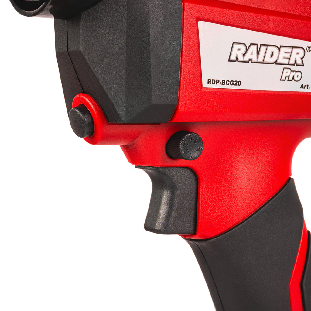 Raider R20 Pistol silicon 20V 310ml 2500N viteza variabila SOLO RDP-BCG20
