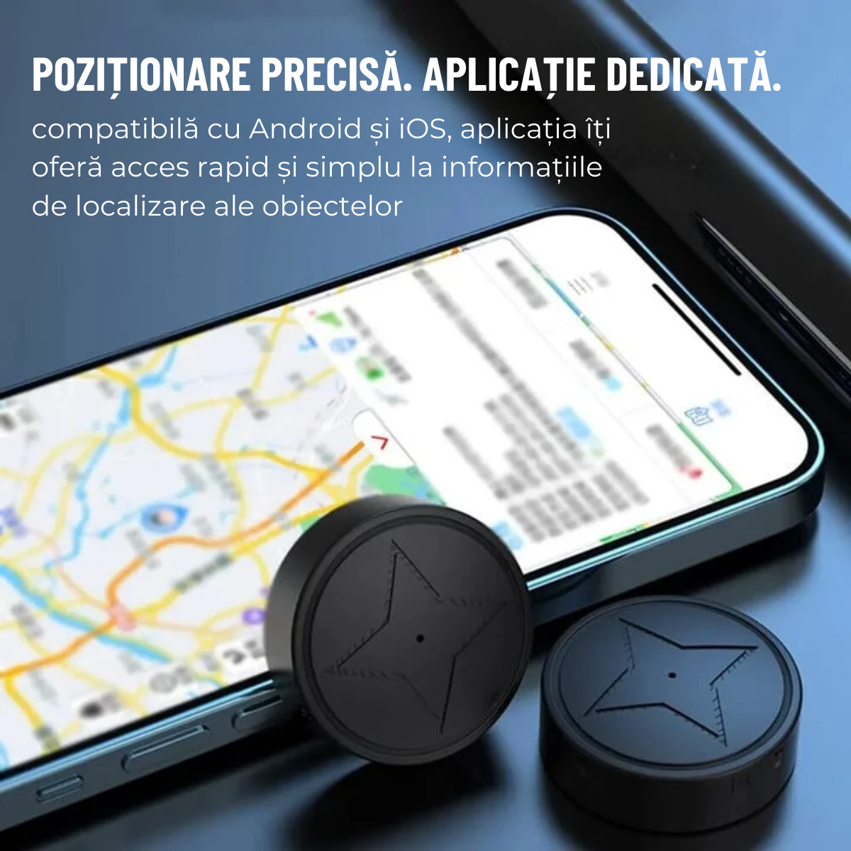 Mini GPS Tracker, 2G, Magnetic, Monitorizare in timp real, Microfon, Aplicatie dedicata, easyCTRL®