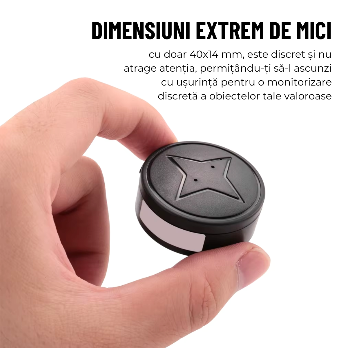 Mini GPS Tracker, 2G, Magnetic, Monitorizare in timp real, Microfon, Aplicatie dedicata, easyCTRL®