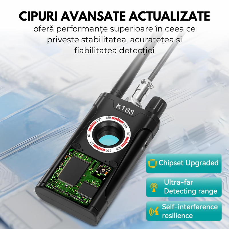 Detector Camere ascunse, Microfoane, GPS Tracker, Reportofoane, easyCTRL®