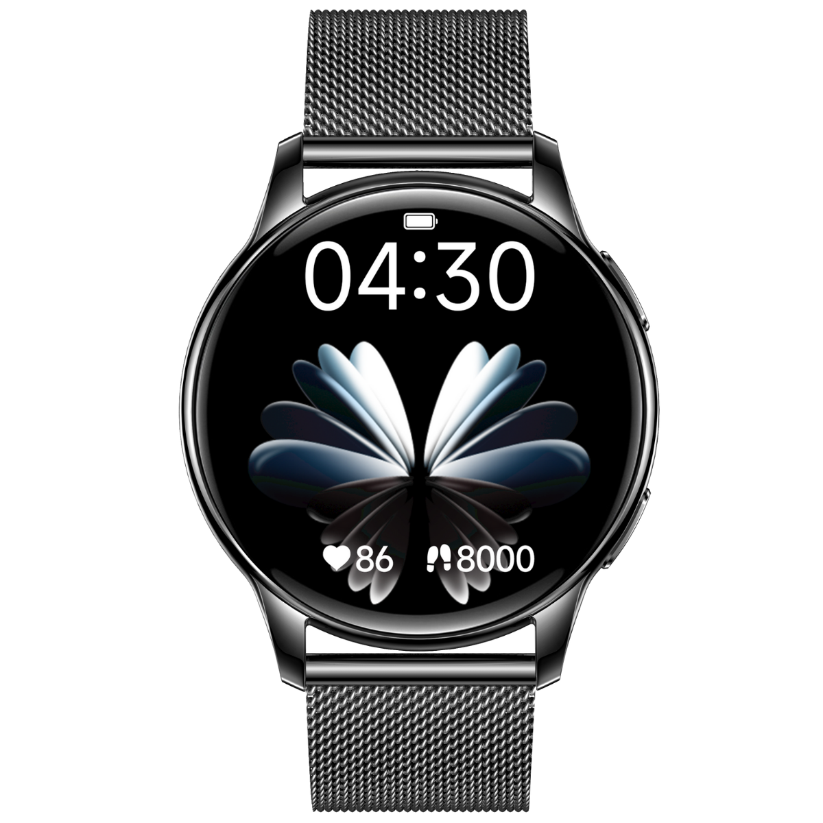 Ceas smartwatch dama, Ecran AMOLED 1.32", Notificari, Apel Bluetooth, AI Asistent Vocal, Multi Sport, Monitorizare Sanatate, easyCTRL®, Black