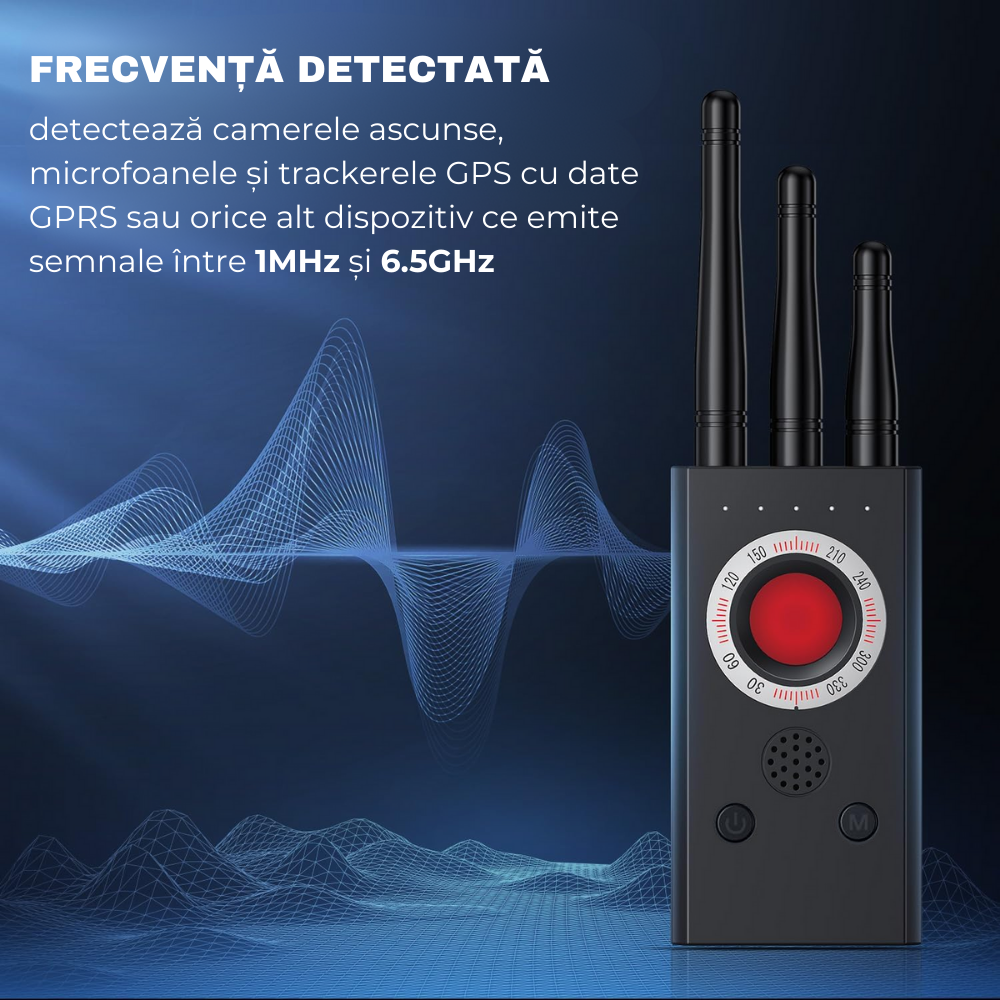 Detector Hidden cameras, Microphones, GPS Tracker, Recorders, easyCTRL®, T16