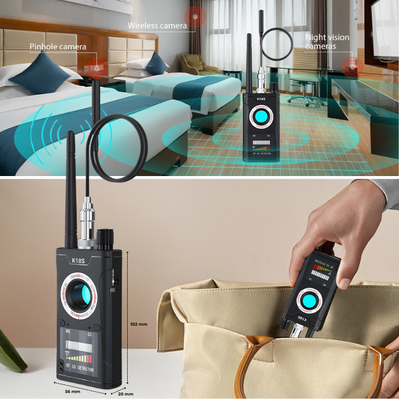 Detector Camere ascunse, Microfoane, GPS Tracker, Reportofoane, easyCTRL®