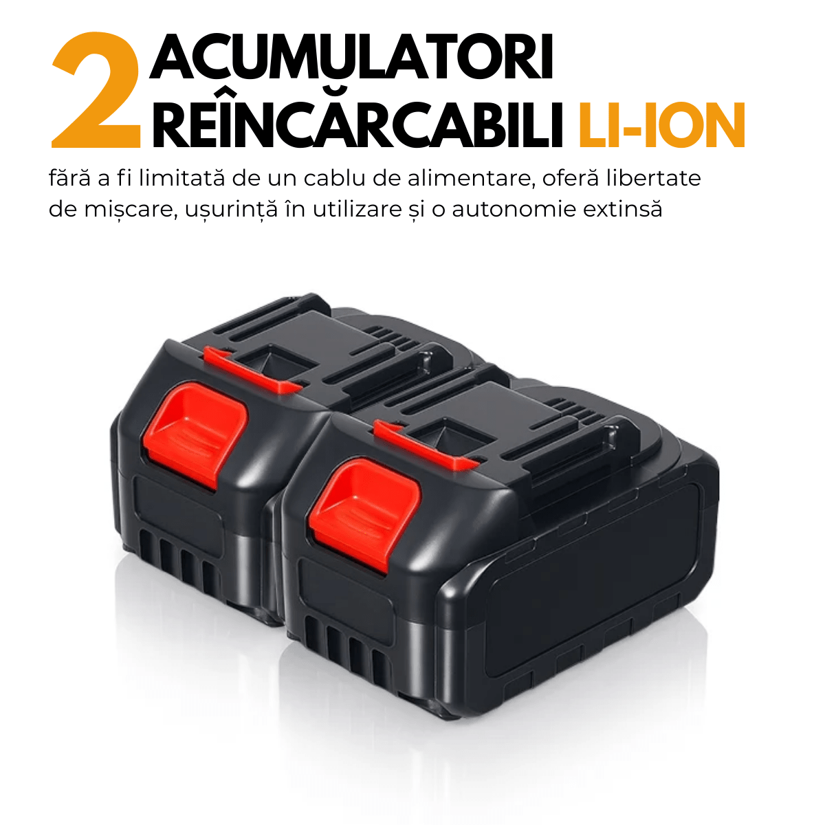 Aparat de spalat cu presiune, 2 Acumulatori, 10 Accesorii, 30 Bari, Recipient sampon autosmarrt.rosmarrt.ro