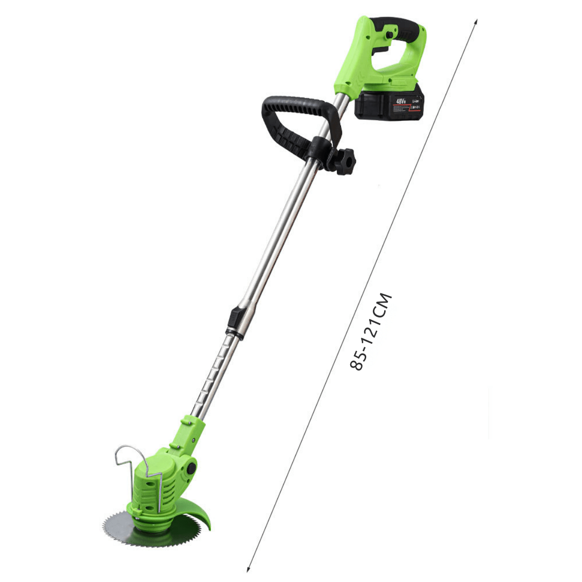 Motocoasa Electrica, Pentru Tuns Gazon, Iarba si Buruieni, 2 Acumulatori, 3 Tipuri de Lame, Extensibila, 18000 RPMsmarrt.rosmarrt.ro