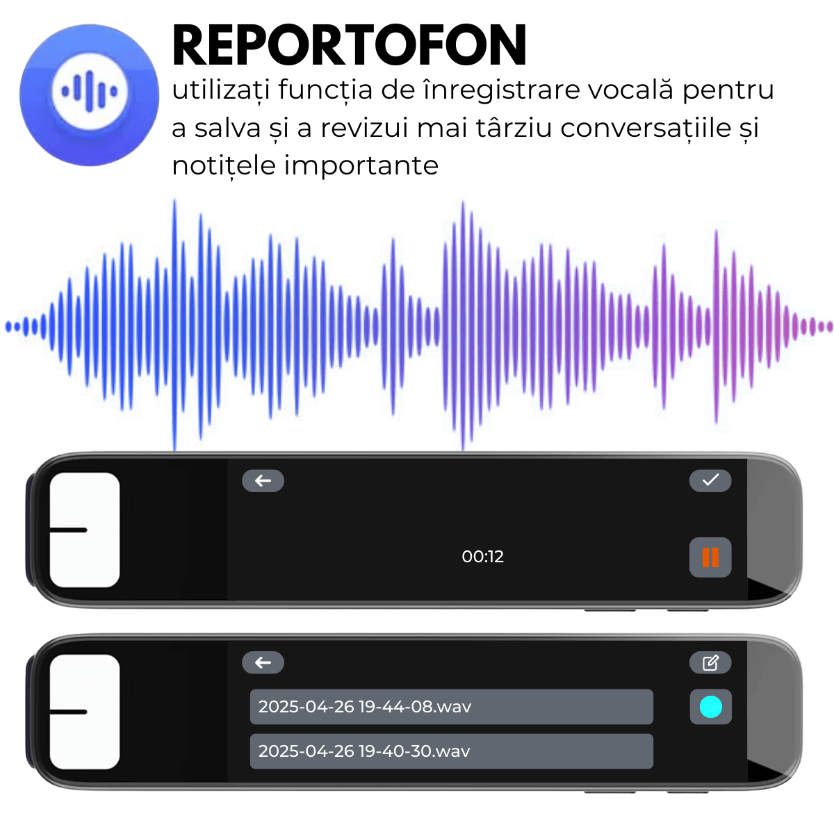 Traducator Inteligent cu ChatGPT, 134+ Limbi, 8GB, Traducere vocala, Camera Foto, Scanare OCR, Reportofon, Dictionar, Calculator, GP1, easyCTRL®smarrt.rotraducatoreasyCTRL